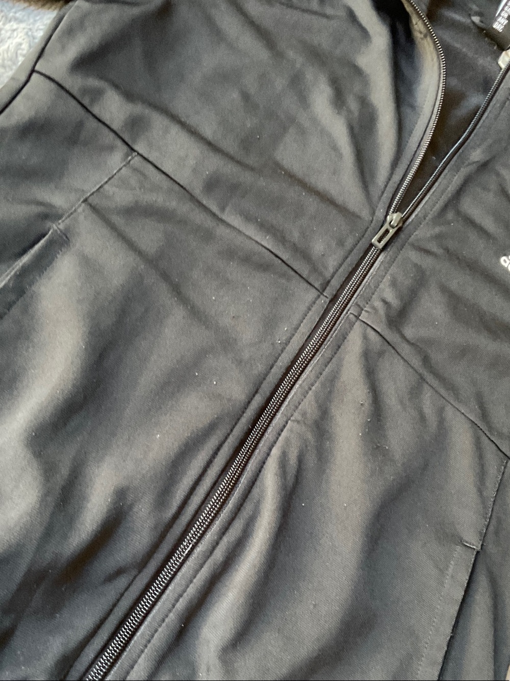 adidas Black & White 3-Stripe Track Jacket and Joggers Set - Picture 5 of 9